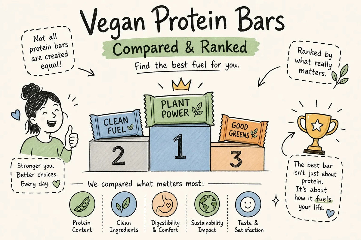 Vegan protein bar comparison: ranked by what matters (2026)